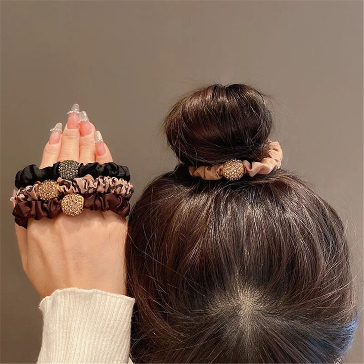 4/5/8Pcs Black Hair Band Accessories, Fashionable Hairbands For Daily Use Elegant Ponytail Holders Hair  Bands