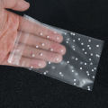 100pcs/lot Self Sealing Gift Bag White Polka Dot Transparent Packaging Bags Frosted Dot Pattern Bag For Jewelry Cookie Storage. 