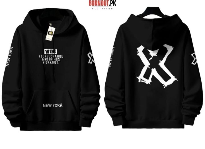 BURNOUT.PK NEW TRENDY WINTER COLLECTION PREMIUM QUALITY WIN X FRONT BACK PRINTED HOODIES FOR MENS AND BOYS