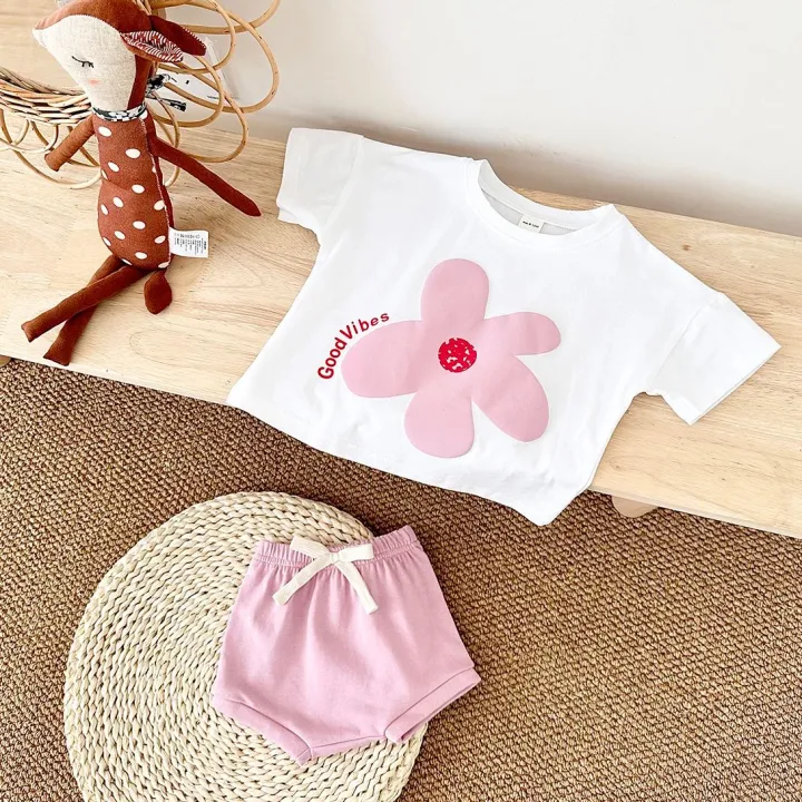 2024%20Summer%20Girl%20Baby%20Clothes%20Set%20Newborn%20Baby%20Cotton%20Sun%20Flower%20Print%20T-shirt+Beach%20Shorts%20Toddler%20Boy%20Outfit%20Suit%200-3Y%20-%20Image%206