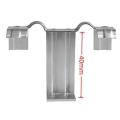 10Pcs Solar Panel Drainage Clip Clamp Photovoltaic Panel Water Guide Clamp Roof Solar Panel Frame Cleaning Clips Mud Clamp.