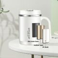 500ML Coffee Cup with Handle and Lid 304 Stainless Steel/PP Liner Coffee Mug Breakfast Milk Cup Home Office Student Water Cups. 