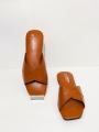 Simple Square Shap Flat Sandal for ladies and girls | Pati Sandal. 