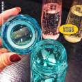 Diamond shaped clear Glass Water Bottles,480ml, 400ml 500ml styles Glass Water bottles. 
