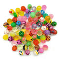 10/20/30pcs Mini Bouncy Ball Children Indoor Outdoor Elastic Jump Balls Toys Float Ball Egg Twisting Machine Toy for Kids TMZ.