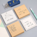 Basic Sticky Notes Stationery Notepad Post bookmark Sticky notes it kawaii Stickers in notebook Memo pad Cute Korean Stationery. 