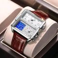 Lige 8925c 3 dail 1 dail is digital wrist watches for men.