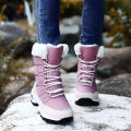 New Winter Women Boots High Quality Warm Snow Boots Lace-up Comfortable Ankle Boots Outdoor Waterproof Hiking Boots Size 36-42. 