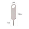 Funny Anti-Lost SIM Card Tray Ejector Pin For IPhone    IPads Universal  to Open Remover Needle Tool Extractor. 