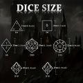 DND Dice Set -7pcs Polyhedral Dice with Dice Bag for D&D RPG MTG Role Playing Table Party Games & DM & Dice Goblin.