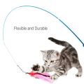 11pcs Replacement Cat Feather Toy Set Feather Replacement Head Retractable Cat Stick Cat Products. 