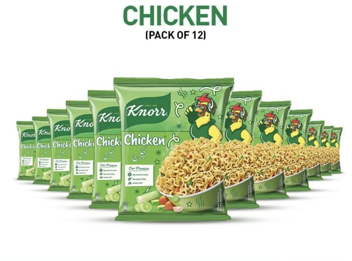 Pack Of 12 Chicken Maggi Noodles 31.5 Grams