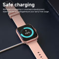 Smart Watch for Android iOS Ultra Low Power Bluetooth Calling Fitness Tracker Music Control Voice Assistant Metal Body Sports. 