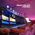 Zigbee 12V 5050 SMD LED Strip RGBCCT Flexible Dimmable RGB CW WW LED String Light 90leds/m Smart Life Home Decor Fr Alexa . 