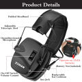 ZOHAN Earmuffs Active Headphones for Shooting Electronic Hearing Protection Ear Protect Noise Reduction Active Hunting Headphone.