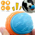 Dog Squeaky Balls Toy Dog Soft TPR Chew Toy Dog Pet Teeth Cleaning Bite Resistance Puppy Training Sound Toy Pet Supplies. 