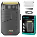 v-375 Men's Shaver Smoothing Chin Trimmer Rechargeable Pop-up Blade USB Charging Cable Wet and Dry. 