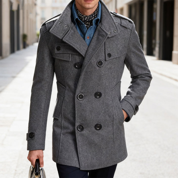Men's%20Double-breasted%20Woolen%20Overcoat%20Fashion%20Solid%20Color%20Mid-length%20Jacket%20Luxury%20Light%20Business%20Stand%20Collar%20Trench%20Coat%20M-3XL%20-%20Image%202