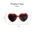 Heart Shaped Love Effects Glasses Watch The Lights Change Heart Diffraction Glasses At Night  Love Lights Unisex New Gifts. 