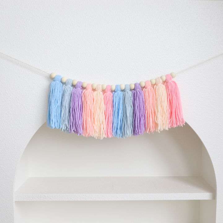 1pc%20Boho%20Colorful%20Rainbow%20Tassel%20Garland%20Handmade%20Wooden%20Bead%20Banner%20Home%20Festival%20Party%20Decoration%20Wall%20Hanging%20Banner%20-%20Image%205