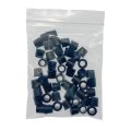 50pcs/set Air Conditioning Charging Hose 1/4'' 5/16'' 3/16'' Valve Gasket,Manifold Valve Gasket For Repair Seal Kit Replacement.
