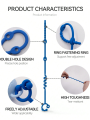 Silicone Toy Strap Leaf Shape Pacifier Clip for Stroller Food Grade Teether String Anti Drop Sippy Cup Catcher Baby Travel Car S. 