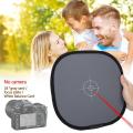 White Balance Gray Card 18% Photography Gray Board Focusing Plate 30CM White Balance Board PU Washable With Nylon Suitcase. 