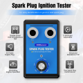 Car Spark Plug Tester 110V 220V Ignition System Tester Double Hole Spark Plug Analyzer 0-6000rpm Automoivo Detector Scanner.