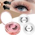 Quantum Magnetic Eyelashes With Clip Glue Free Eyelash Set Soft Magnetic Lashes Natural Lazy Eyelash. 