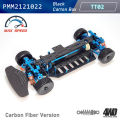Tamiya Sakura TT02 TT01 V2 1:10 4WD RC Car Carbon Fiber Frame Al Alloy DIY Model Remote Control Drift Racing Upgrade Parts KIT.