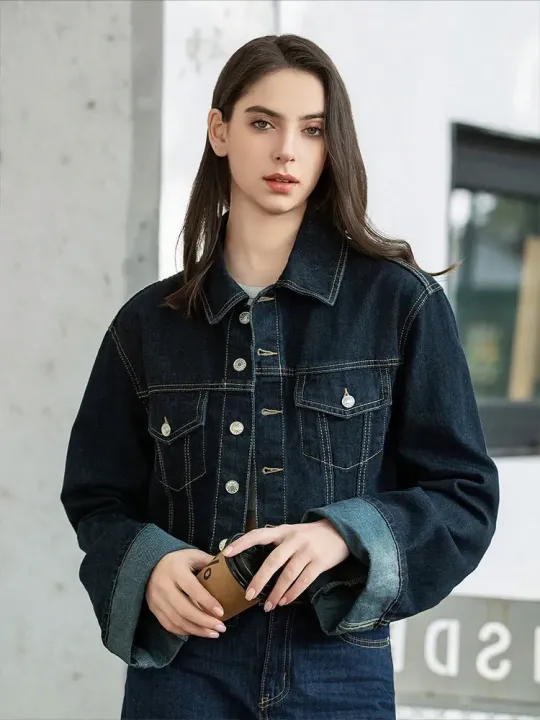 HH%20Women%20Vintage%20Denim%20Jacket%20Single%20Breasted%20Lapel%20Long%20Sleeve%20Coat%20With%20Pockets%20Dark%20Blue%20Denim%20Jacket%20Fashion%20High%20Street%20Top%20-%20Image%207