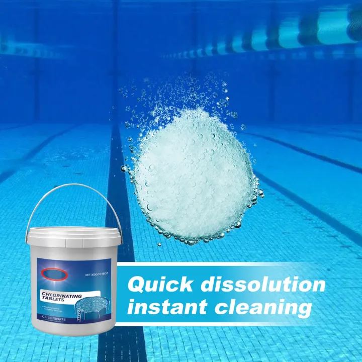 Swimming Pool Chlorinating Tablets Purify Water Chlorine Pills Water ...