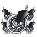 5PCS Universal Mute Caster 50KG Wheel 10mm 11mm Replacement Office Chair Swivel Rollers 360 Degree Wheels Furniture Hardware. 