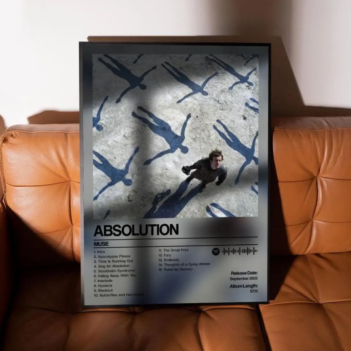 Absolution Muses Poster Self-adhesive Art Waterproof Paper Sticker Wall ...