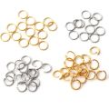 100-200pcs-lot Metal DIY Jewelry Findings Open Single Loops Jump Rings & Split Ring for Jewelry Making Crafts. 