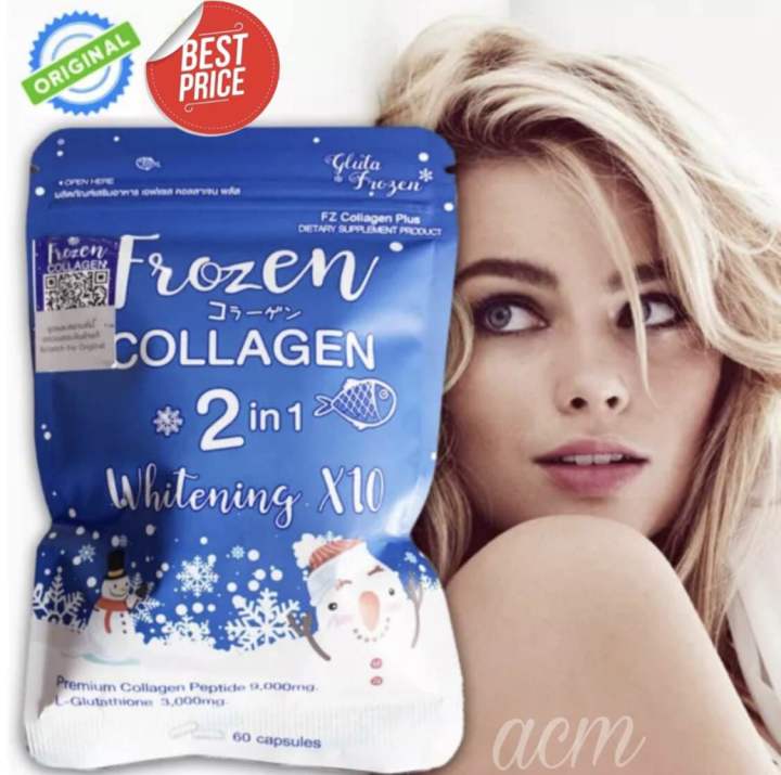 frozen original collagen 60 tablet made in Thailand