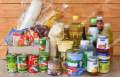 100 Grocery boxes (for poor ) serve with your hand. 