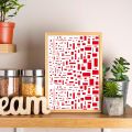 Bview Art 16 Reusable Textured Painting Stencils - Creative Scrapbooking & Journal Decoration Kit. 
