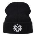 Anime Knited Hats Cosplay Adult Unisex Cap Cartoon Lufy Anime Peripheral Fashion Warm Beanie Hat Skull Embroidery Hood.