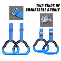 Gymnastics Rings Kid Sport Toy Non-Slip Gym Rings With Swing Adjustable Straps Pull-up Workout Gymnastics Fitness Equipment Toy. 