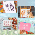 1 Set A4 and 6inch Kokopelli Stencils Tribal Style Painting Templates for Wall Fabric Canvas Bag DIY Decor. 