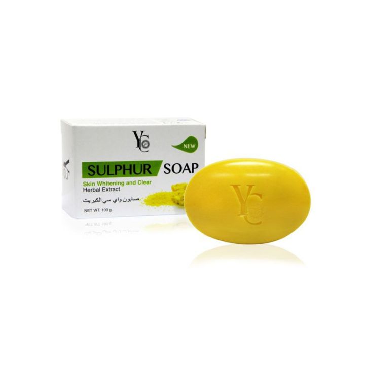 Y.C%20Sulphur%20Soap%20Skin%20Whitening%20And%20Clear%20Herbal%20Extract%20100g%20-%20Image%202