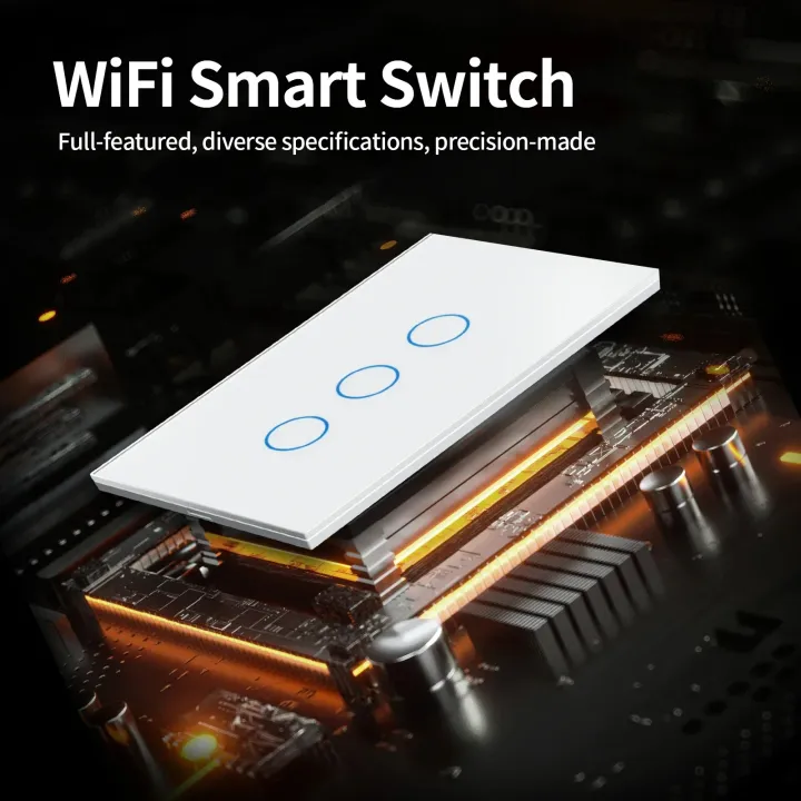 Zigbee%20US%20EWeLink%20Smart%20Wall%20Switch%201/2/3/4%20Gang%20No%20Neutral%20Wire%20Touch%20Sensor%20LED%20Light%20Switches%20Smart%20Home%20Alexa%20Google%20Home%20lightify%20-%20Image%202