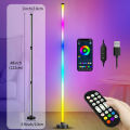 Smart LED Floor Lamp RGB Remote & APP Control Music Sync Corner Lighting Timer Modern Mood Standing Lamp for Living Room Gaming. 