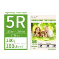 Multi Specification High Gloss Photo Paper 3R 4R 5R A4 Photo Printing Paper Inkjet Printer 180G Glossy Single-Sided Photo Paper.