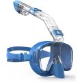Panoramic 180° Snorkel Mask - Anti-Leak & Anti-Fog Half Face Scuba Diving Goggle for Snorkeling. 