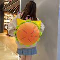 Cartoon Cute Multi-storey Hamburger Travel Backpack Women Large Capacity Personality Waterproof School Backpacks for Girls Gift. 