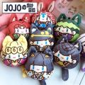JoJo Adventure Kujo Jotaro DIO Gyro Zeppeli Joestar Guido Mista Kakyōin Noriaki Bucciarati Stuffed Doll Bag Charm Cosplay . 