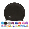 Silicone swim caps Swim Cap Adult Silicone Waterproof Unisex Solid Color Pool Diving Cap Long Hair. 