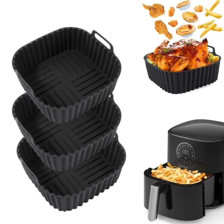 Reusable%20Air%20Fryer%20Silicone%20Liners%20Square%20Non%20Stick%20Basket%20Mat%20for%204-7QT%20Air%20Fryer%20Oven%20Microwave%20Baking%20Airfryer%20Accessories%20-%20Image%202
